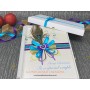 Joyful - Personalised with your own wording and comes in a lovely hand decorated box.
