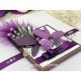 Cattleya: Featuring two paper cattleya orchids made from beautiful pearl papers.