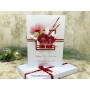 Merry: Luxury Boxed Christmas Card (A5) - Personalise with your own festive wording.