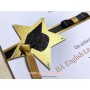 Star Achievement: Personalised Graduation Card, Available in Gold, Pink, Red and Silver