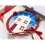 Rose Cottage - Mini key tag can be personalised to include house number or name