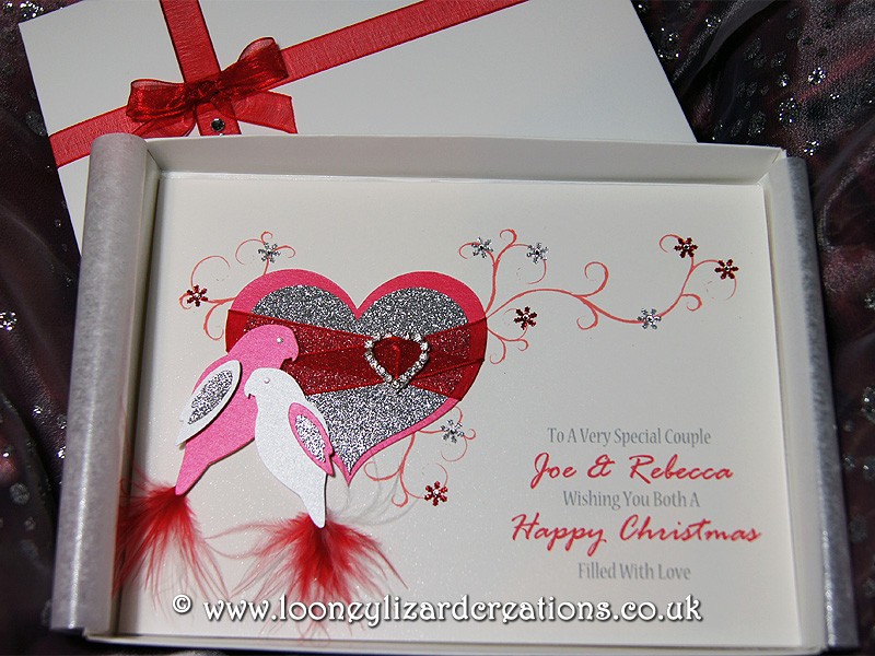 Christmas Duet - Luxury Handmade Christmas Card