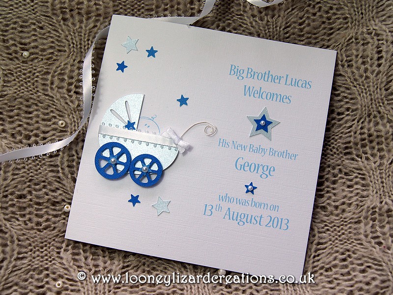 Precious Handmade New Baby Card