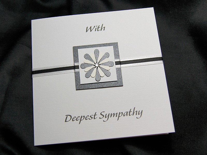 sorrow handmade sympathy card